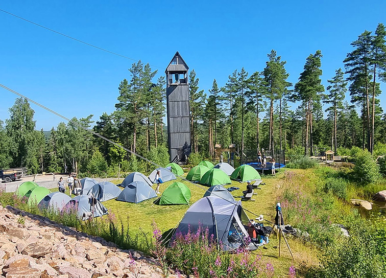 camping campingplast tältplats 